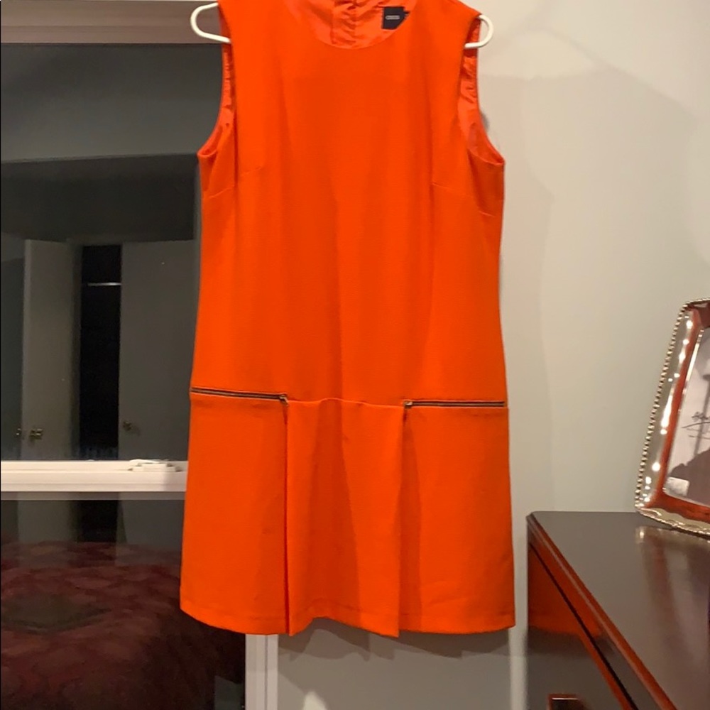 Orange asos dress